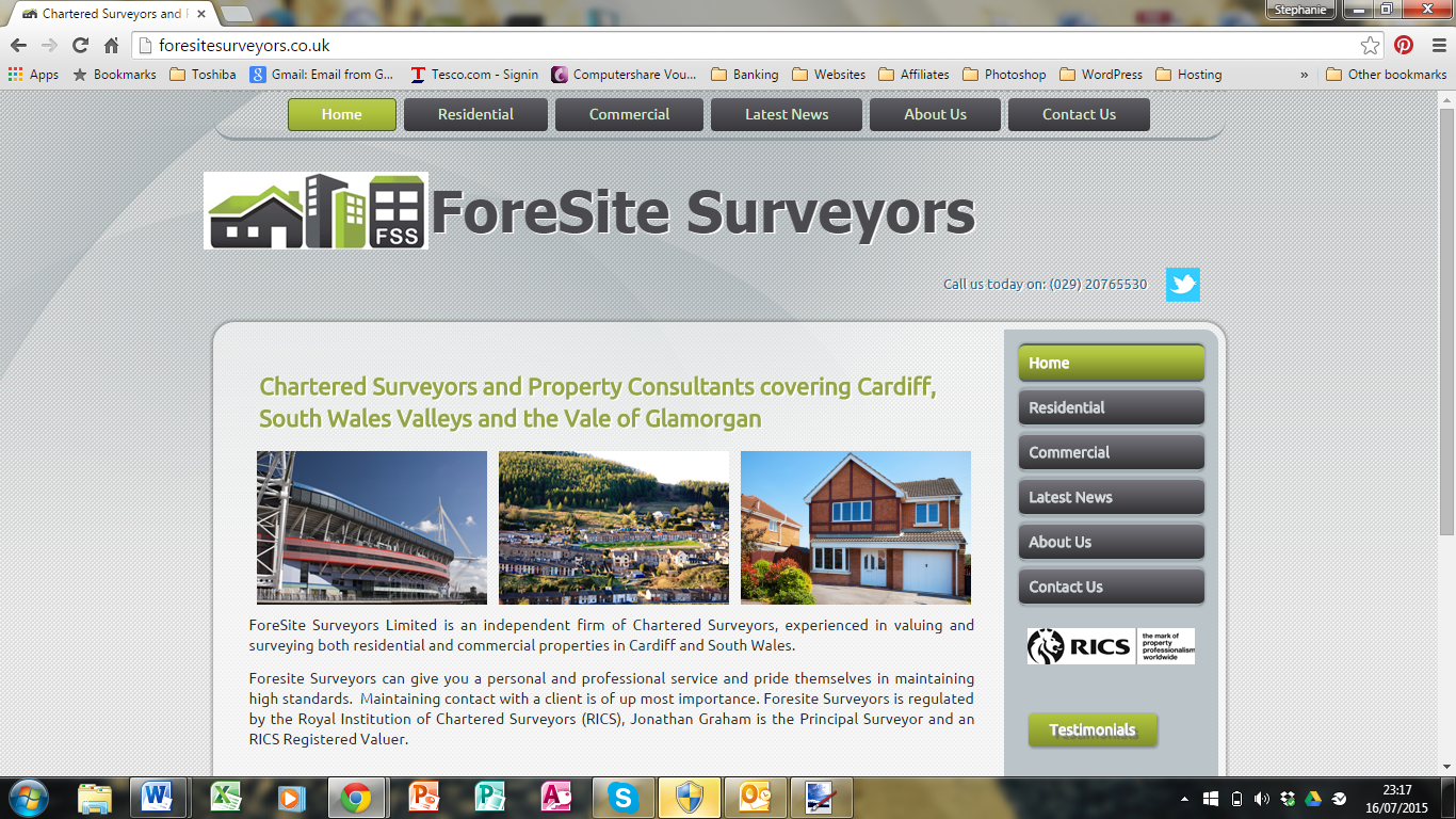 Foresite Surveyors Screenshot