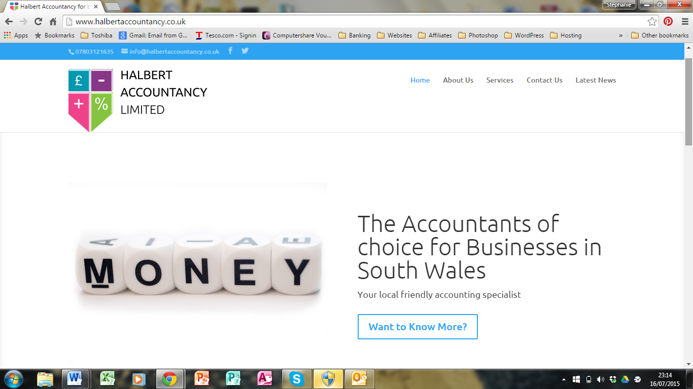 Halbert Accountancy Screenshot